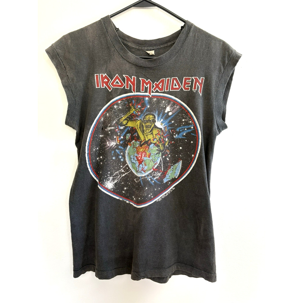 VTG Authentic Iron Maiden Concert 1983 Merch Tshirt Made In USA Unisex | M